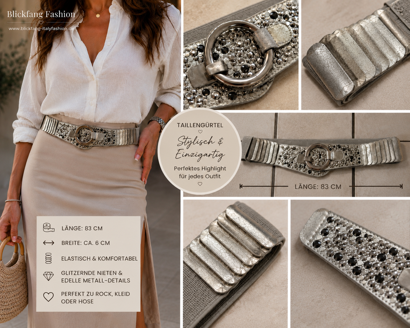 Statement-Taillengürtel in Silber – Das Highlight für jedes Outfit ✨