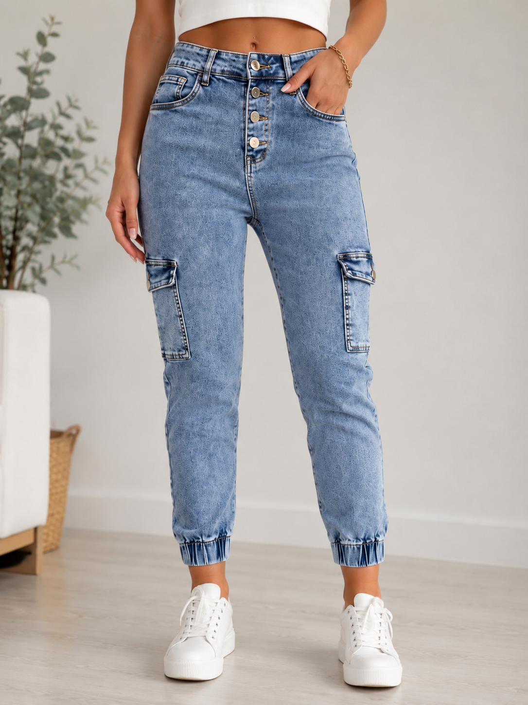 Karostar Cargo Jeans – Stylisch, bequem & ein echter Hingucker! 💙