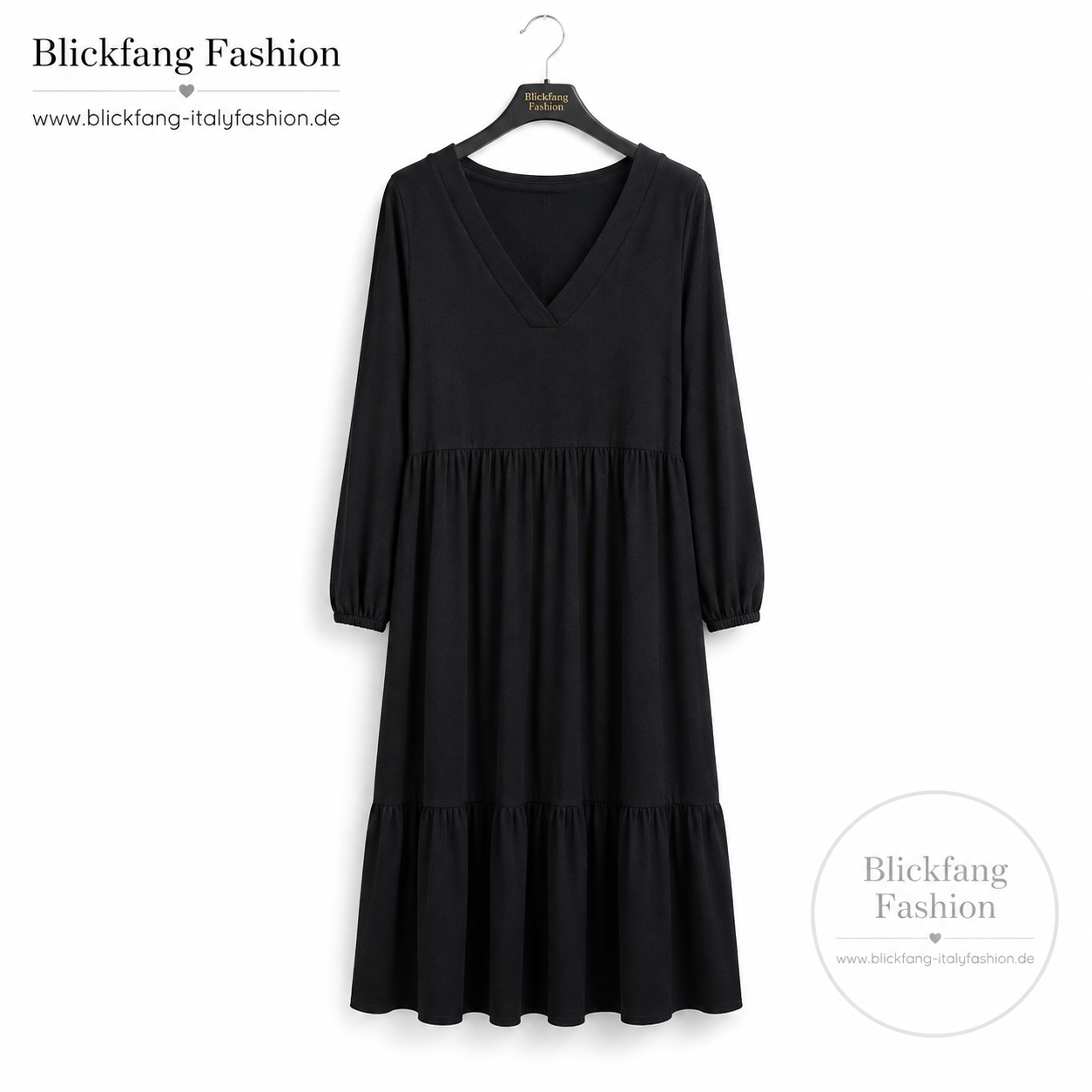 ✨ Maxikleid mit V-Ausschnitt – Zeitlos, feminin & wunderbar bequem