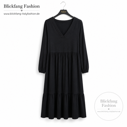 ✨ Maxikleid mit V-Ausschnitt – Zeitlos, feminin & wunderbar bequem