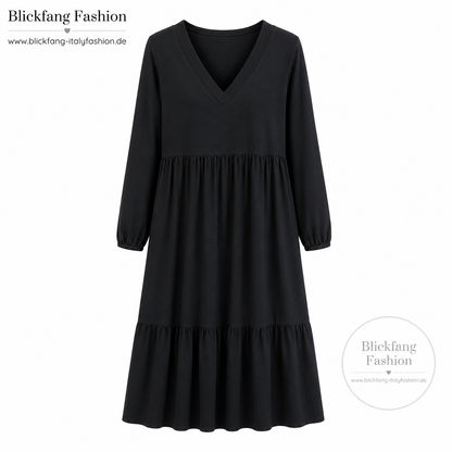 ✨ Maxikleid mit V-Ausschnitt – Zeitlos, feminin & wunderbar bequem