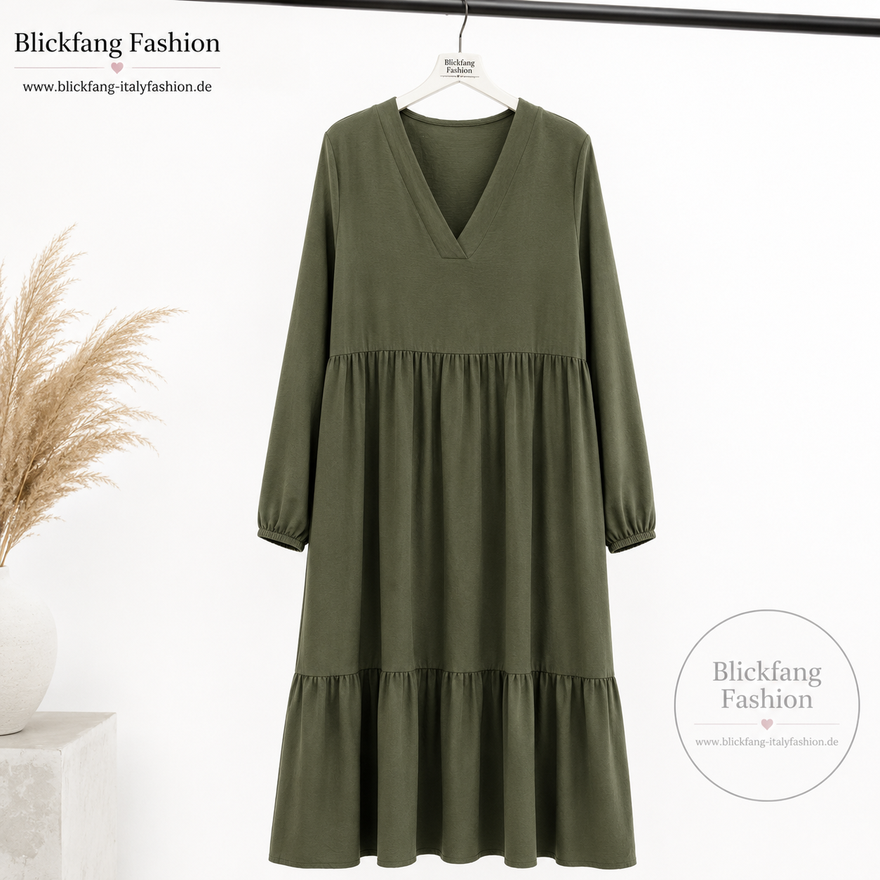 ✨ Maxikleid mit V-Ausschnitt – Zeitlos, feminin & wunderbar bequem