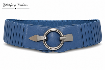 Italienischer Stretch-Gürtel mit Ringschließe – Das stilvolle Highlight für jedes Outfit in 9 Farben