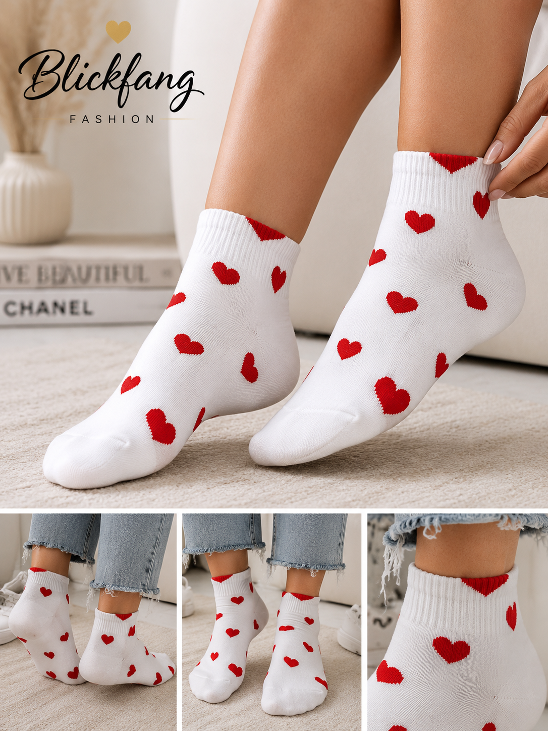 Herzenssocken – Kuschelkomfort mit Liebe | Blickfang Fashion