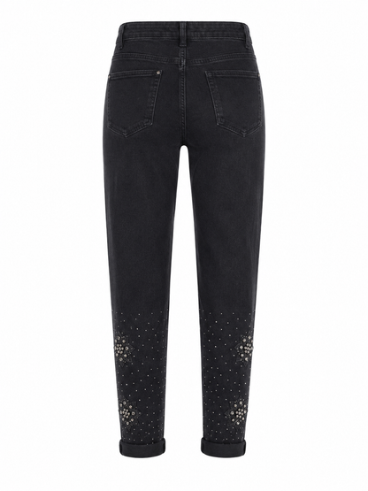 ✨ Redseventy Mom Fit Jeans mit Strassblüten – Neue Kollektion
