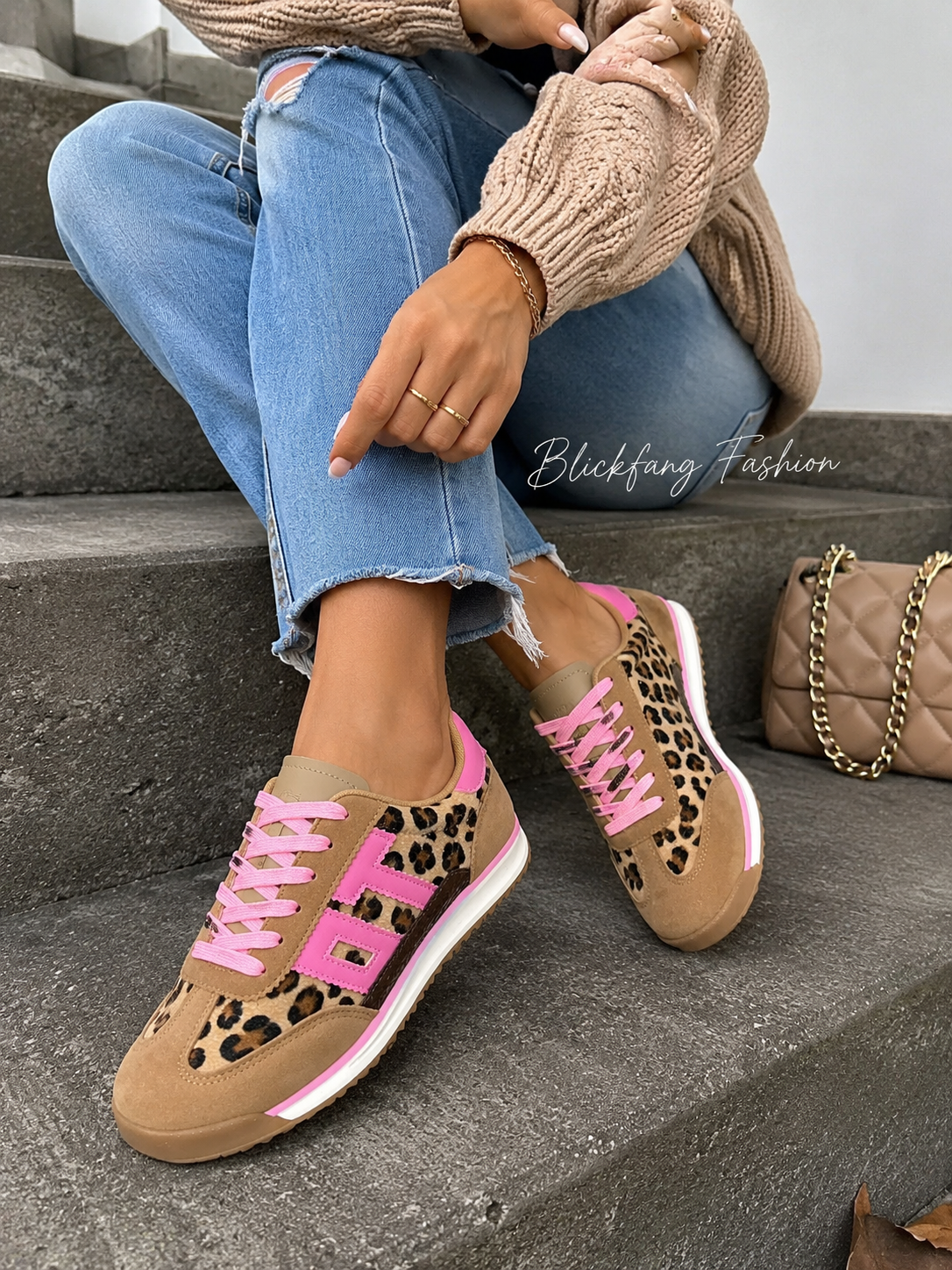 🩷 Leo Sneaker Pink – Trendiger Eyecatcher für jeden Look