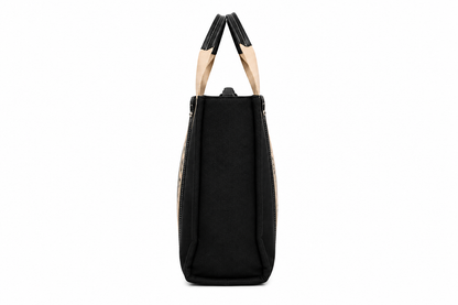 Statement Shopper “Lieblingsmensch” – Stilvolle Damen-Handtasche in Schwarz | Trendtasche für Alltag & Shopping | 39,90