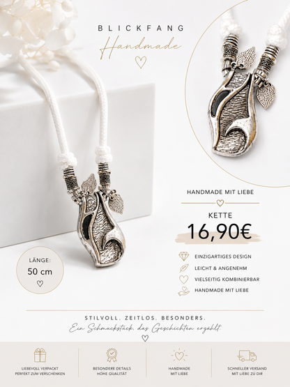 Handmade Statement-Kette – Stilvoll & einzigartig | 50 cm | 16,90 €