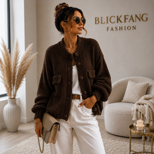Premium Kuschel-Strickjacke – Weicher Cardigan in 7 Farben