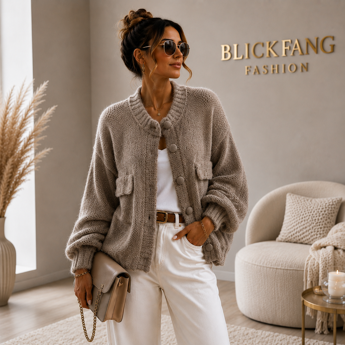 Premium Kuschel-Strickjacke – Weicher Cardigan in 9 Farben