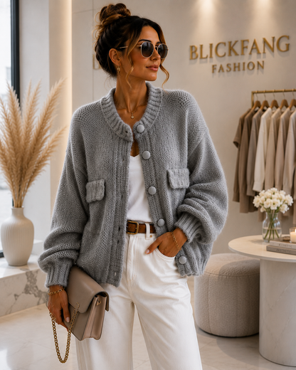Premium Kuschel-Strickjacke – Weicher Cardigan in 9 Farben