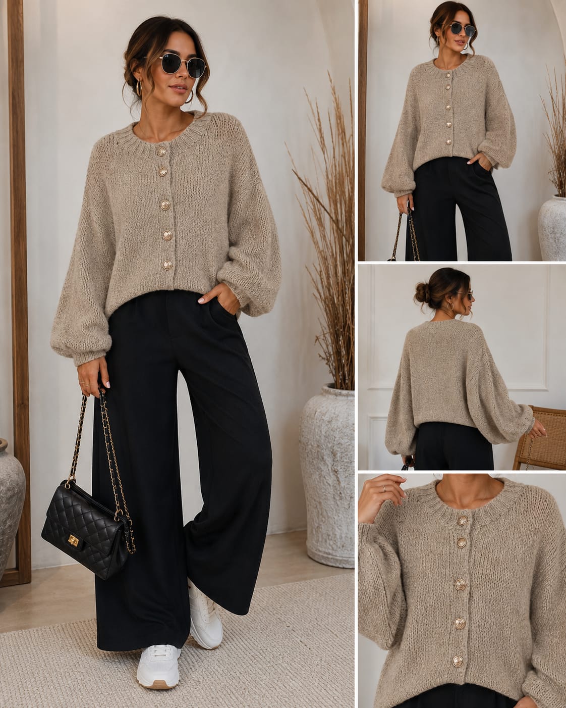 ✨ GOLDEN BUTTON – unsere neue Lieblings-Strickjacke ✨