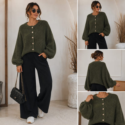✨ GOLDEN BUTTON – unsere neue Lieblings-Strickjacke ✨