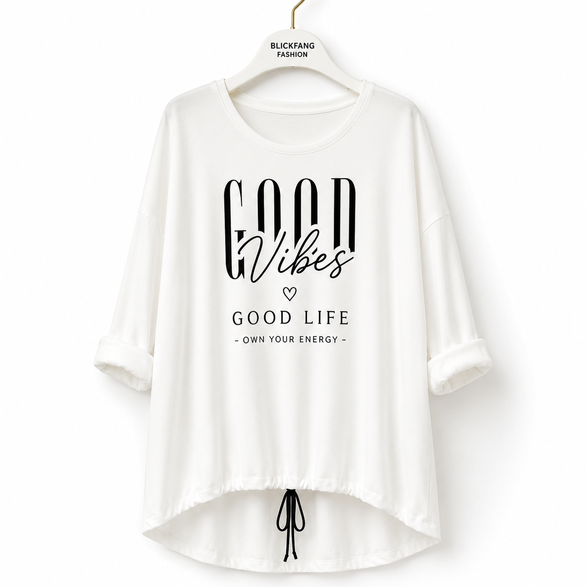 GOOD VIBES Oversize Shirt | Handmade Statement