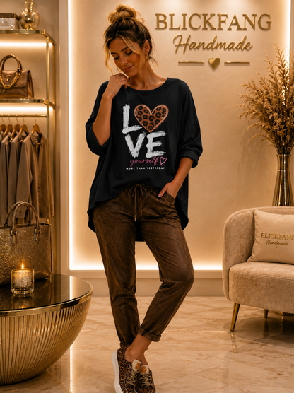 Wild Leo Love Oversize Shirt | Gr. 42–52 | 3 Farben