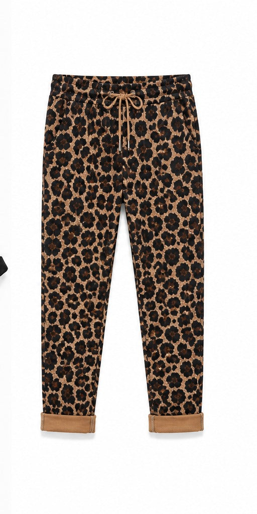 LEO LOVE – Jogpants im angesagten Animal Look 🐆🤎