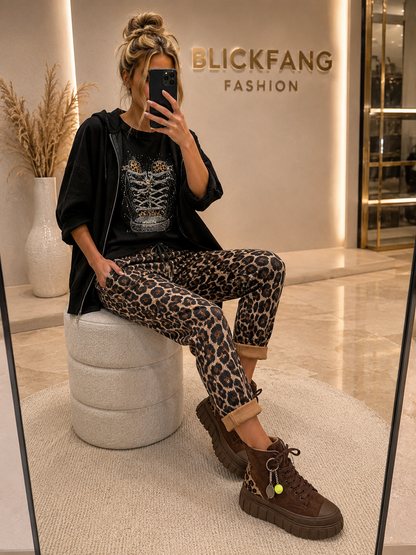 🔥 LEO LOVE – 3-teilige Trend-Kombi 🐆🖤