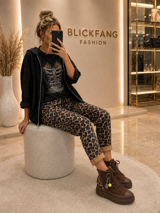 🔥 LEO LOVE – 3-teilige Trend-Kombi 🐆🖤