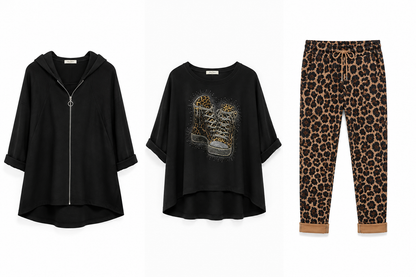 🔥 LEO LOVE – 3-teilige Trend-Kombi 🐆🖤