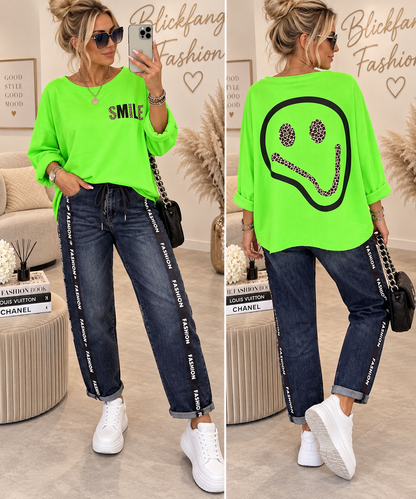 Sexy Woman Barrel Jeans „Fashion“ – Trend-Denim mit Statement-Tapes