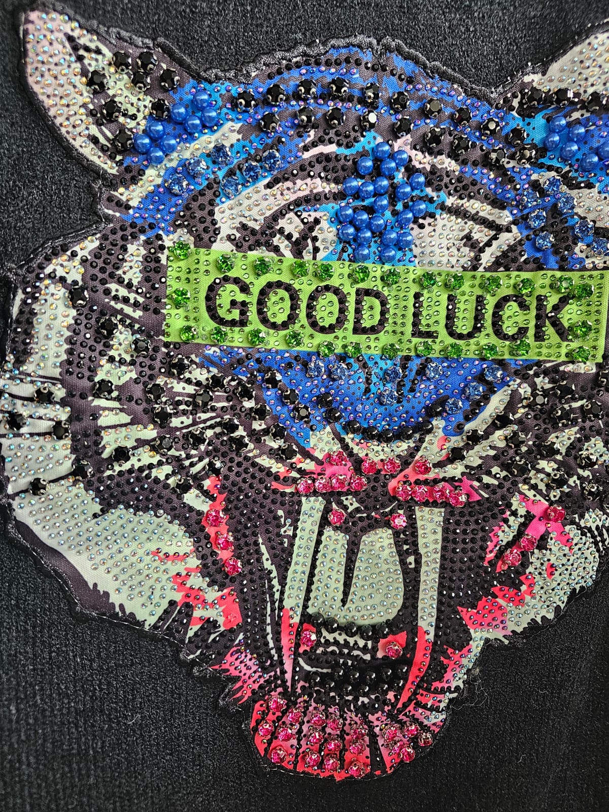 GOOD LUCK Statement Strickjacke – Tiger Glam Edition 🐯✨