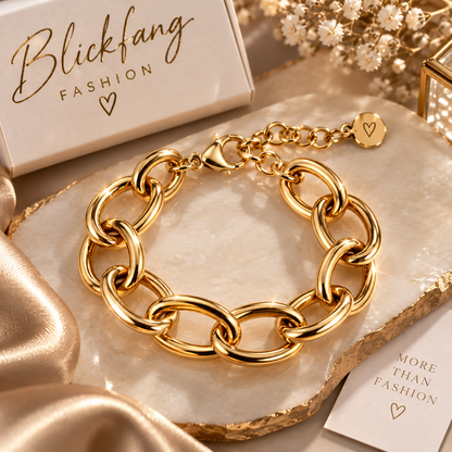 Statement Armband Silver Glam – Chunky Kettenglieder im angesagten Luxus-Look