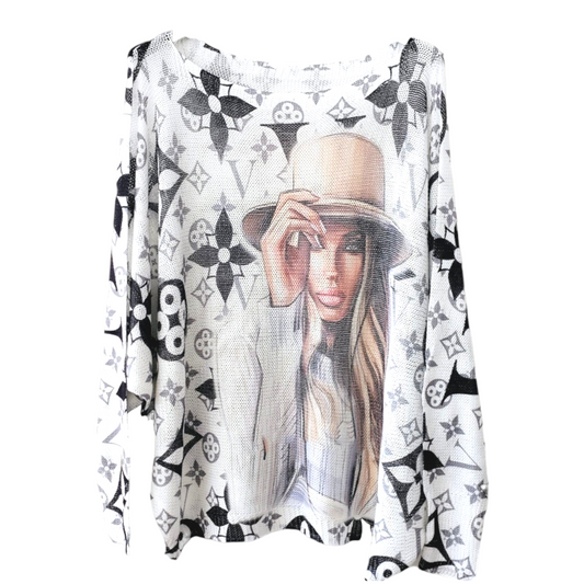 Motiv Shirt " Frau" J021