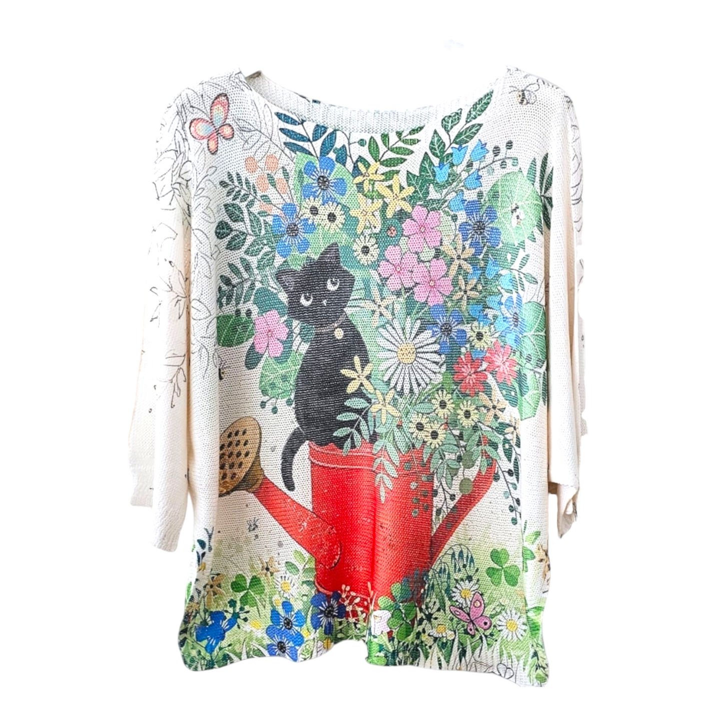 Motiv Shirt " Cat" J007