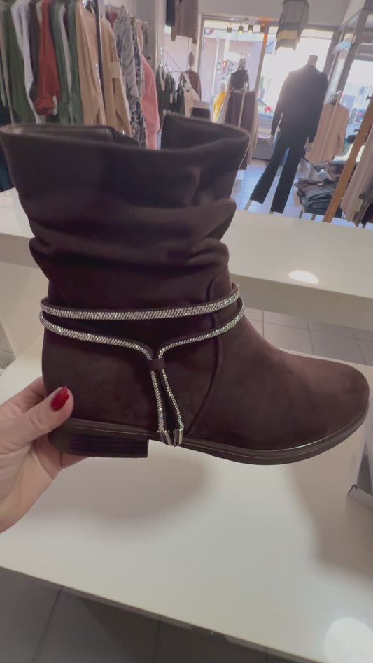 Glitzer Boots in der Trend Farbe 36-41