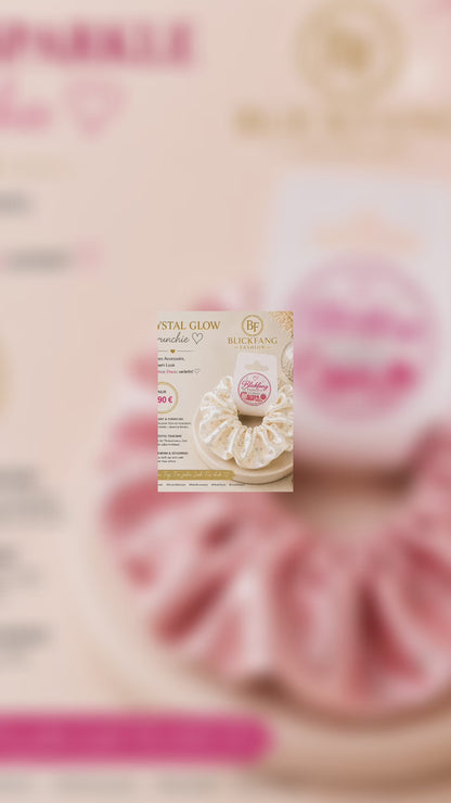 DUSTY ROSE LOVE – Edler Satin Scrunchie für deinen perfekten Look 8006